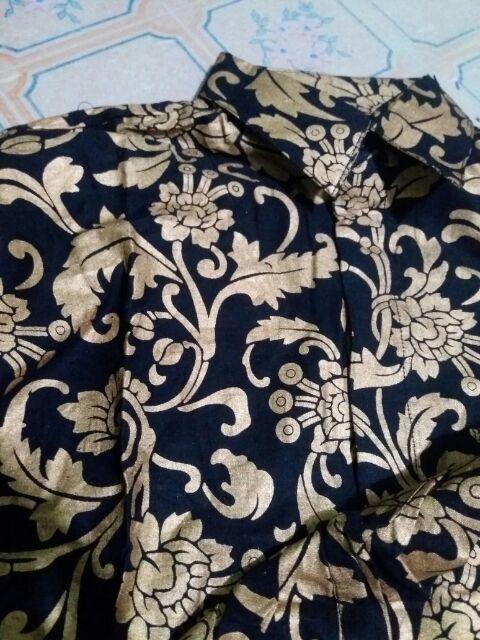 Size M L Xl Xxl Menowo Batik Hrb026 Kenongo Kemeja Batik Lengan Panjang Murah