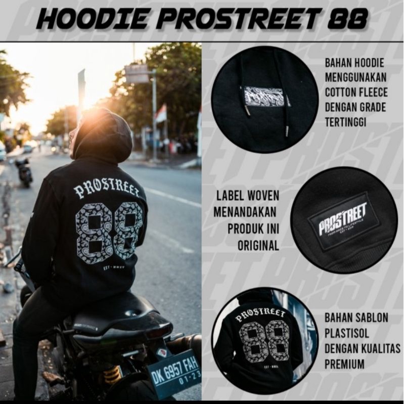 HOODIE PROSTREET | PROSTREET 88 | NEW | ORIGINAL