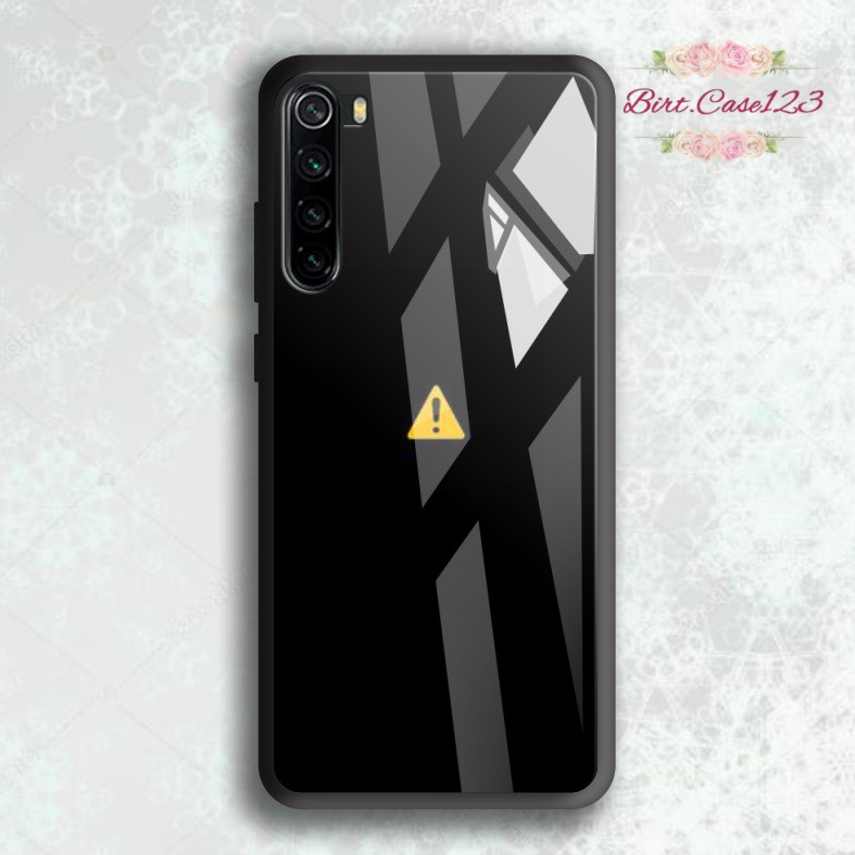 back case glass WARNING Vivo Y91 Y17 Y12 Y15 Y93 Y95 Y81 Y83 Y71 Y53 Y20 Y30 Y50 V17 Y11 Y12i BC5108