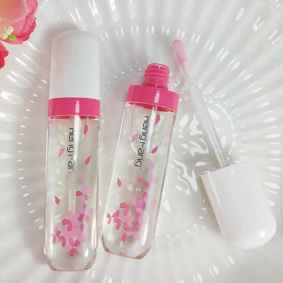 12.12 SALE COD Heng Fang Korea Lip Gloss Glass Glaze Cair Warna Bening Tidak Lengket Tahan Lama Make