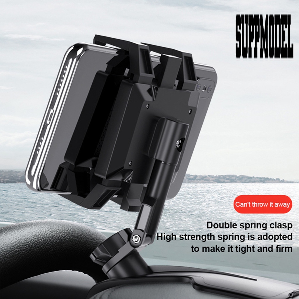 Stand Holder Handphone Universal 1200 Derajat Untuk Dashboard Mobil