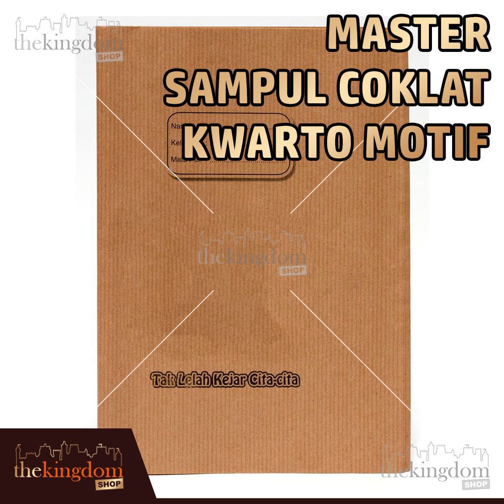 

Master Sampul Coklat Kwarto Lipat Motif / Buku / Kertas Kopi / Quarto