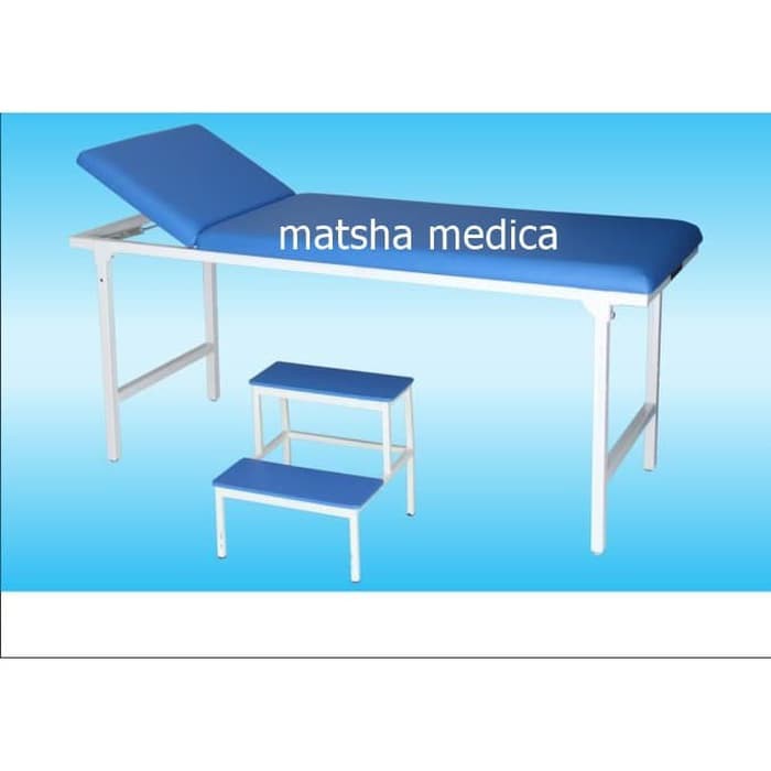 Bed Examination Tempat Tidur Periksa Pasien Blue
