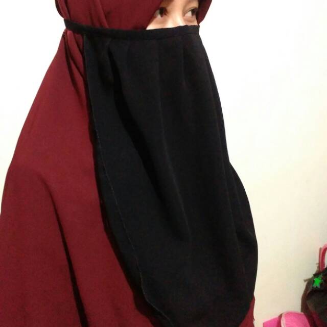 [HUSNA HIJAB] Cadar Tali Rempel Murah / Cadar Tali Rempel Wolfis / Cadar Rempel