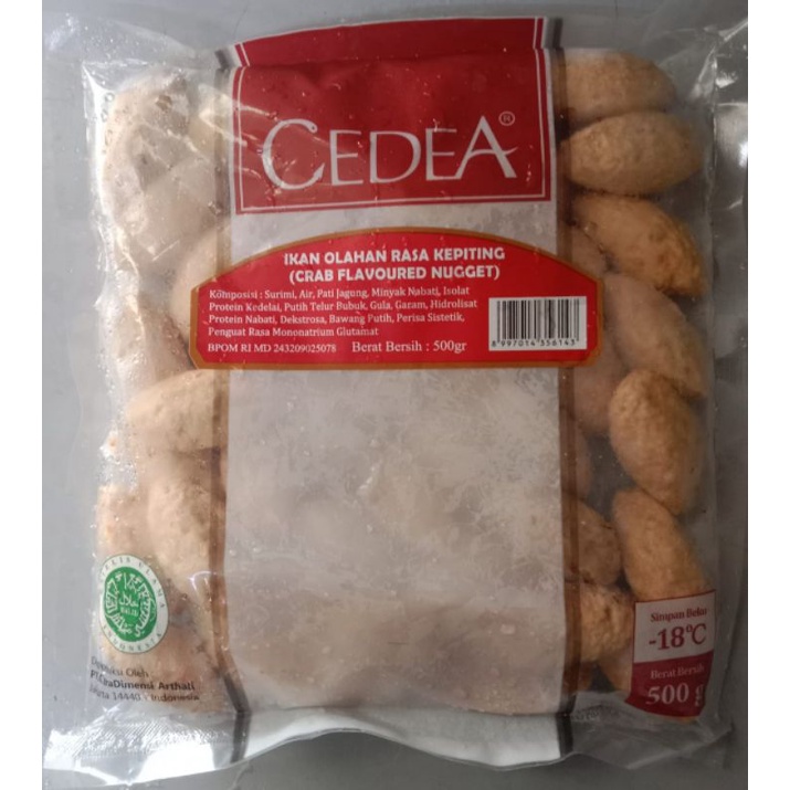 Exp Lama (COD) Cedea Nugget Kepiting 500 gt Berkualitas