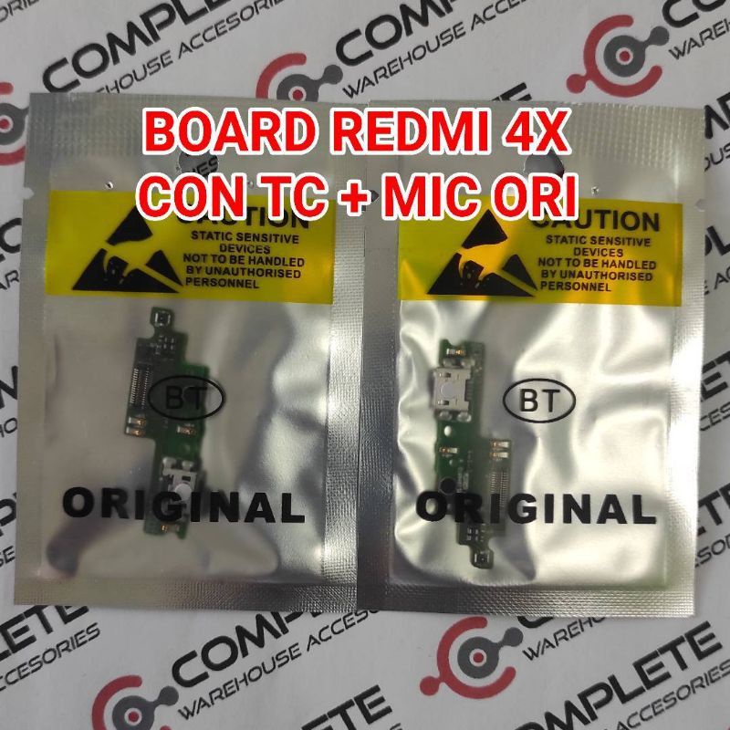BOARD TC REDMI 4X + MIC | BOARD CAS REDMI 4X ORIGINAL