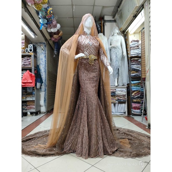and_GOWN DUYUNG//GAUN PENGANTIN SLIM DUYUNG//GAUN PENGANTIN MEWAH //GAUN KEKINIAN
