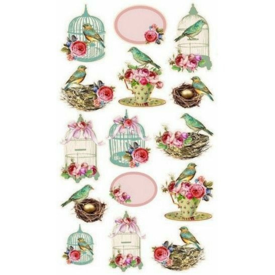 

Sticker Burung dan Sangkar Lucu 15 pcs | Sticker Notebook | Sticker Journal | Sticker Hp | Sticker Diary | Sticker Notepad