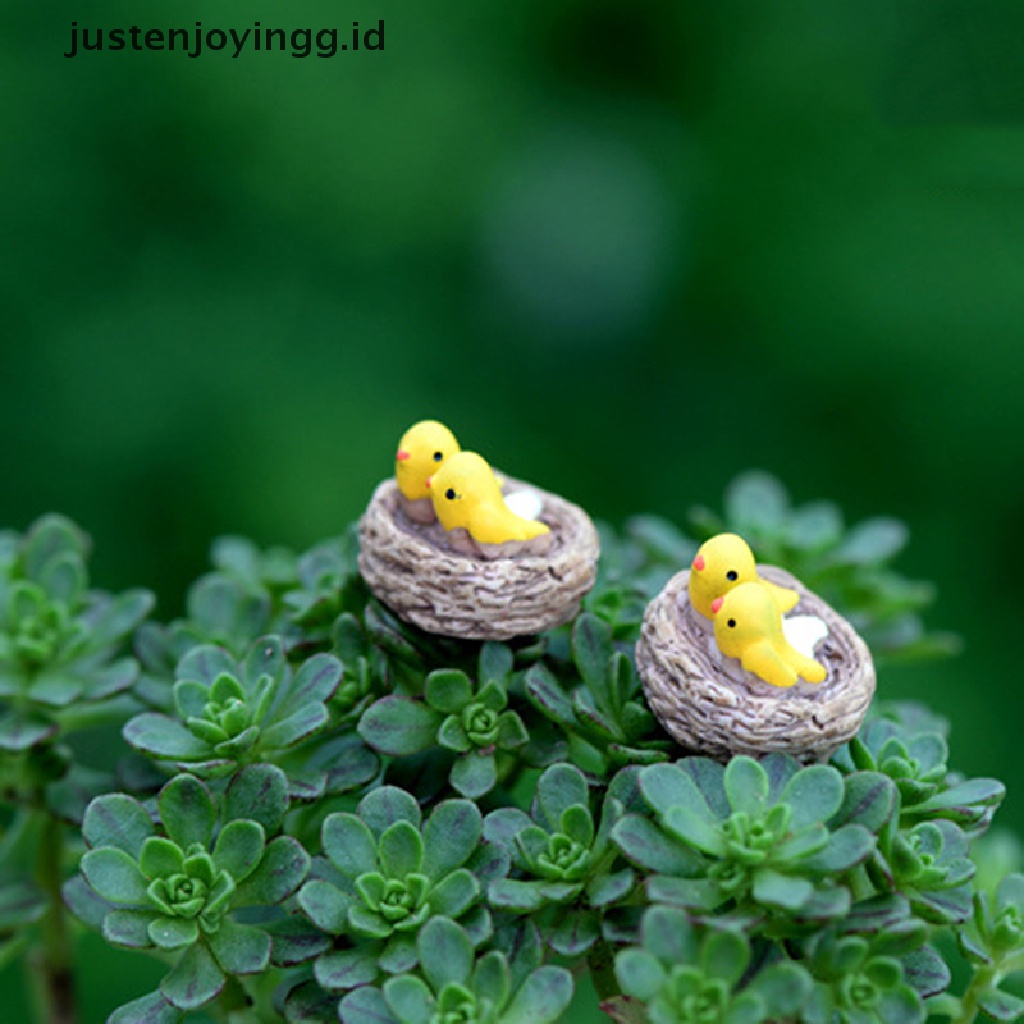 Miniatur Sarang Burung Bahan resin Untuk Dekorasi Rumah