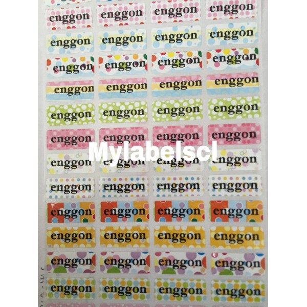 

Stiker Label Nama Name Sticker Bubble Polkadot Polos Colorful Waterproof Anti Air Anti Sobek