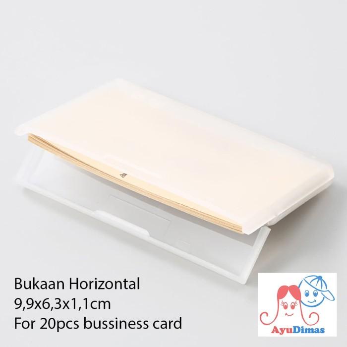 

Muji - PP Card Case / holder - Plastik Tempat kartu nama / kredit