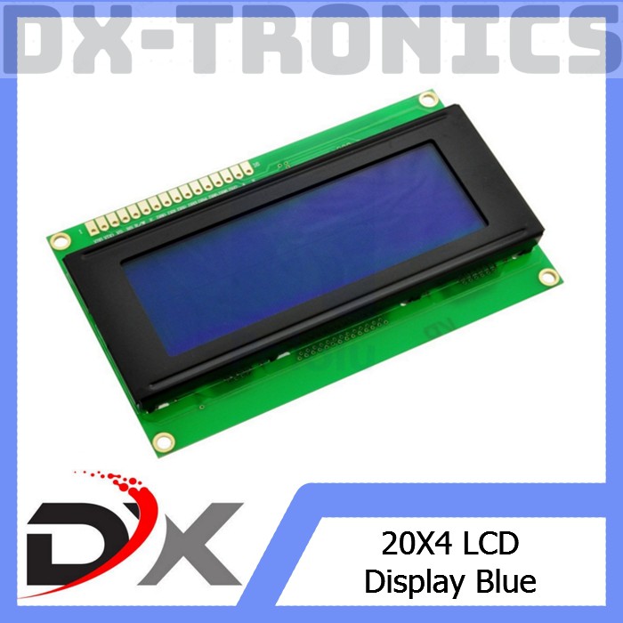 LCD 20X4 2004 Biru Arduino Raspberry Compatible Blue 20x04