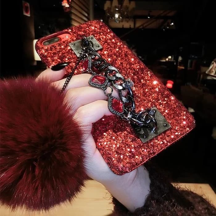 Case Oppo A57 Glitter Luxury Bling Diamond - Hitamtermurah