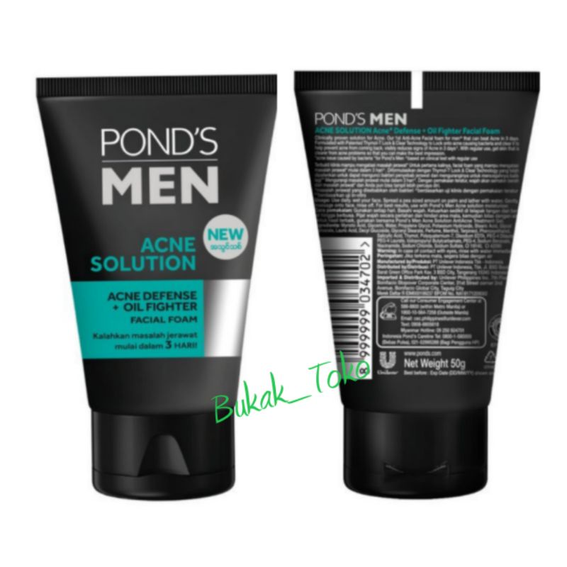 Ponds MEN Acne Solution Facial Foam 100gr