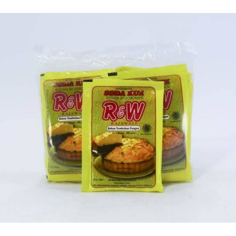 

Baking Soda Kue RAJAWALI R&W - Bahan Pengembang Kue 40gr