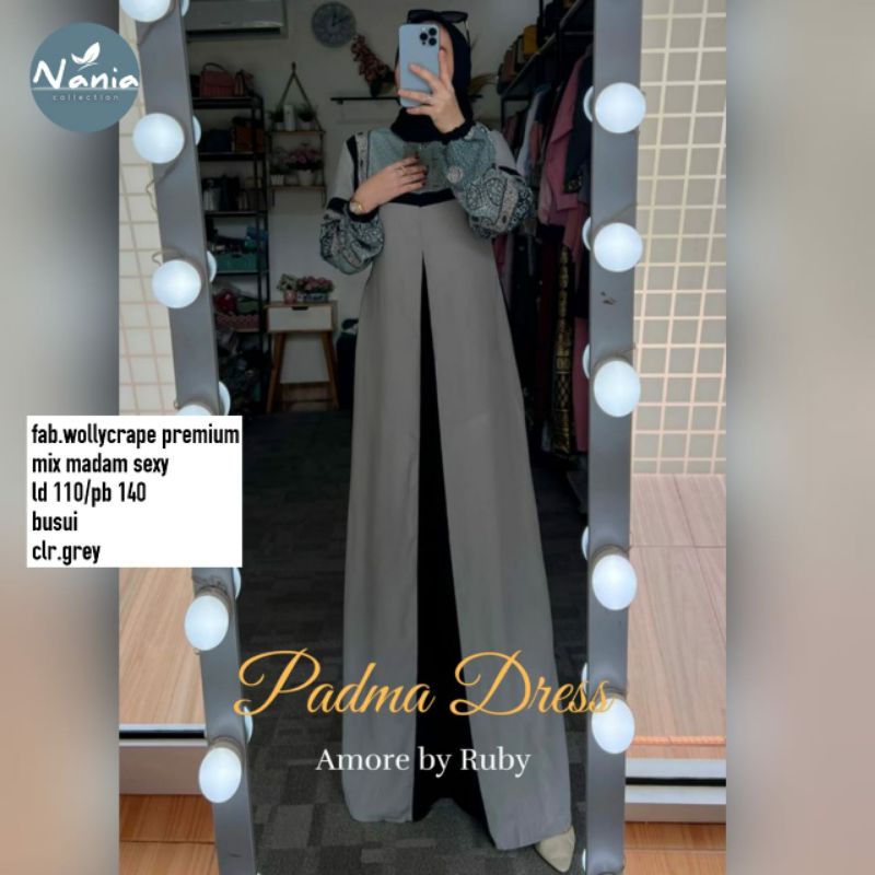 (READY STOK LISTYA DRES PEACH) + PADMA DRESS ori by NANIA