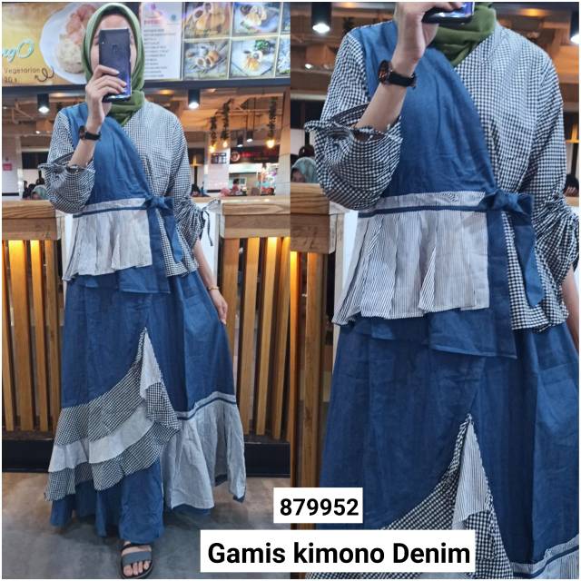 Maxi kimono denim by EXTU