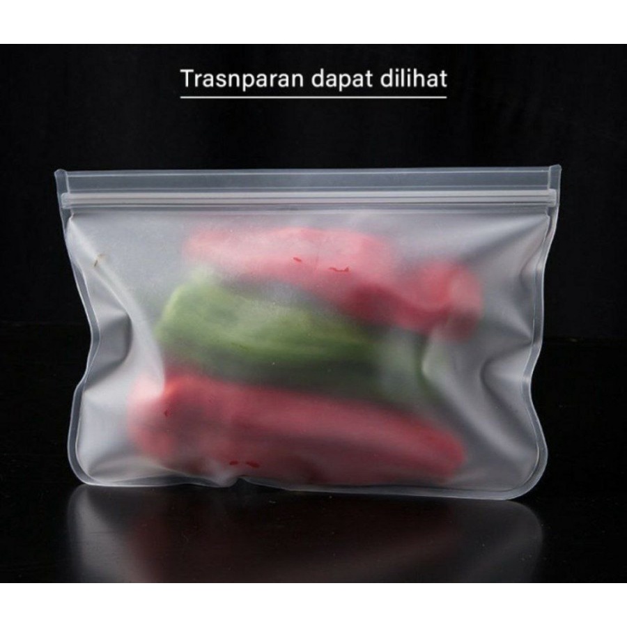 Plastik Seal ziplock premium makanan tetap aman isi 10PCS