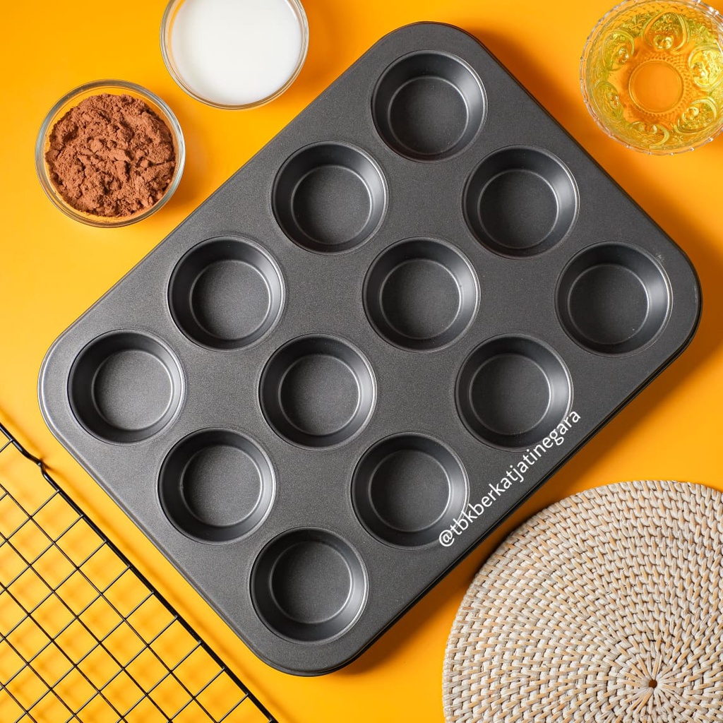 Loyang 7-12 / Loyang Muffin Teflon/ 6pcs/SetengahLsn