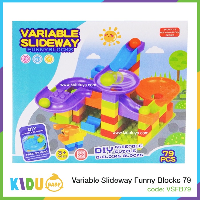 Variable Slideway Funny Blocks 79 Kidu Baby