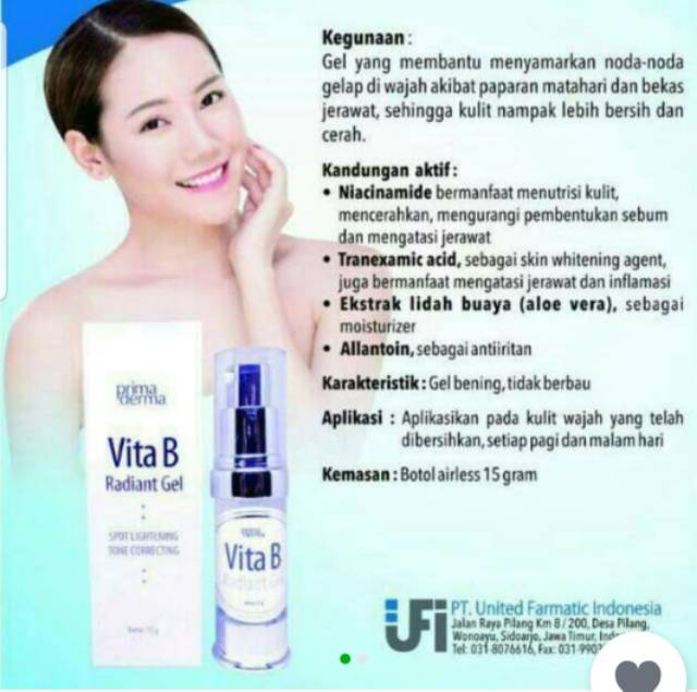 VITA B Radiant Gel Primaderma