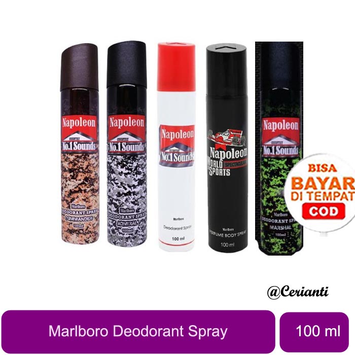 Parfum Deodorant Napoleon / Marlboro Hitam 100 ml_Cerianti