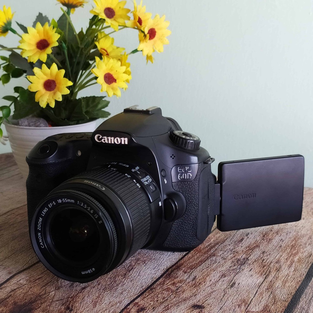 KAMERA CANON EOS 60D Kit MULUS LIKE NEW Semi Pro - CAMERA CANON DIGITAL TERBAIK UNTUK YUTUBER PEMULA-1
