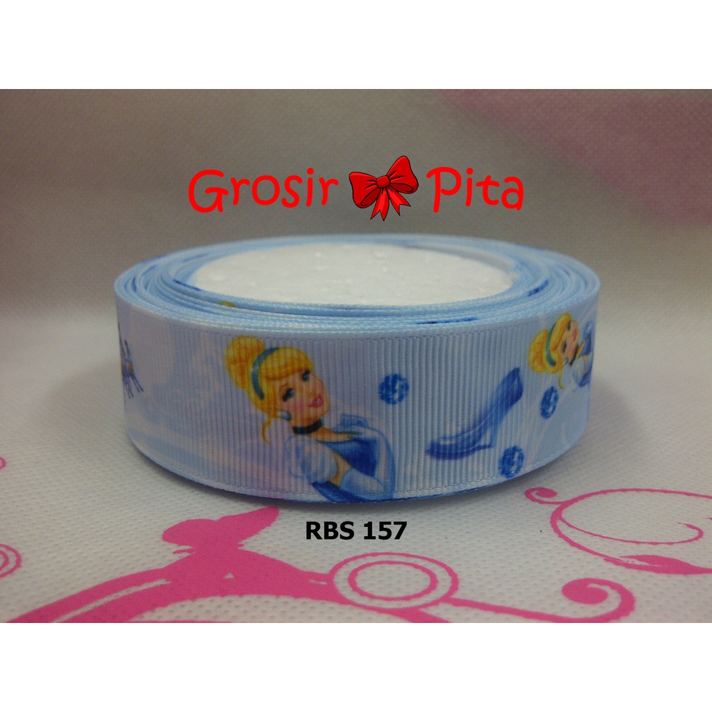 

(25 yard) Pita Grosgrain Motif Princes RBS 157 | Toko Bahan Craft | Grosir Pita