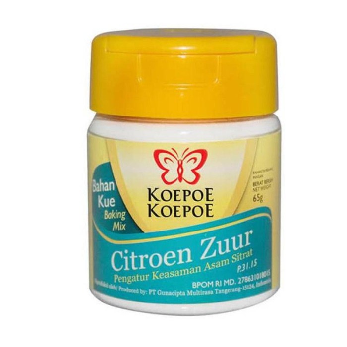 

KOEPOE KOEPOE Citrozen Zuur 65GR
