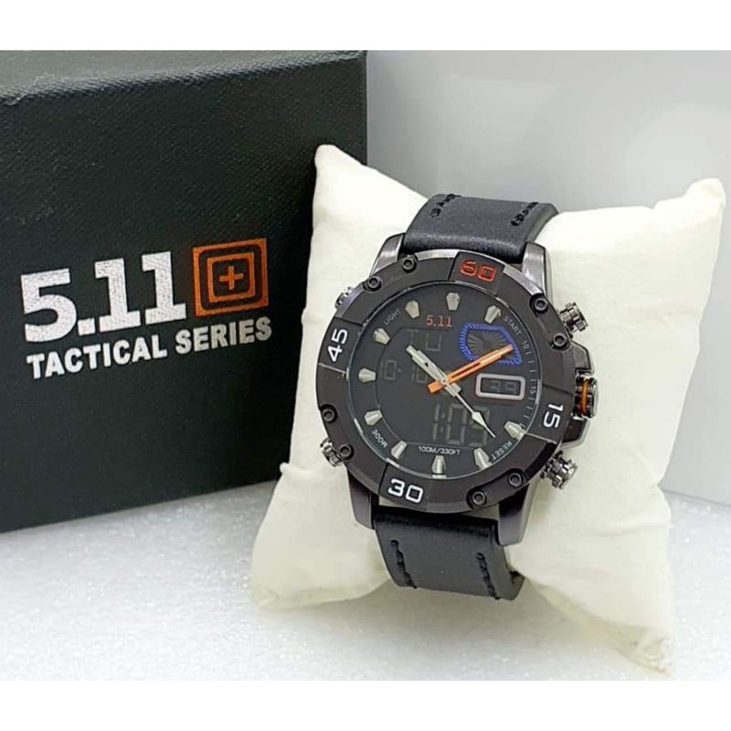 JAM TANGAN KULIT 5.11 DUALTIME 4,5CM