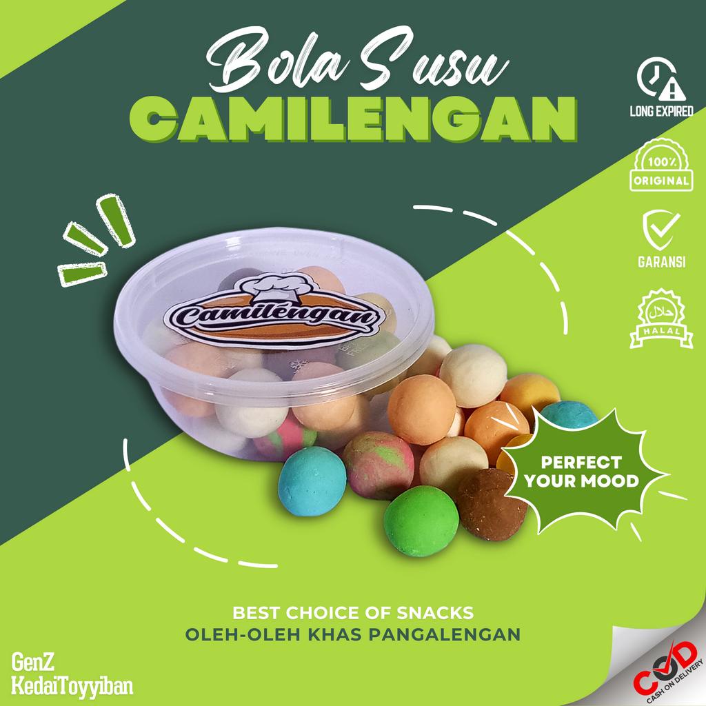 

Cemilan Bola Bola Susu Snack Makanan Ringan Bolsu Matcha Oleh-Oleh Khas Pangalengan Bandung Camilan Anak 100gram