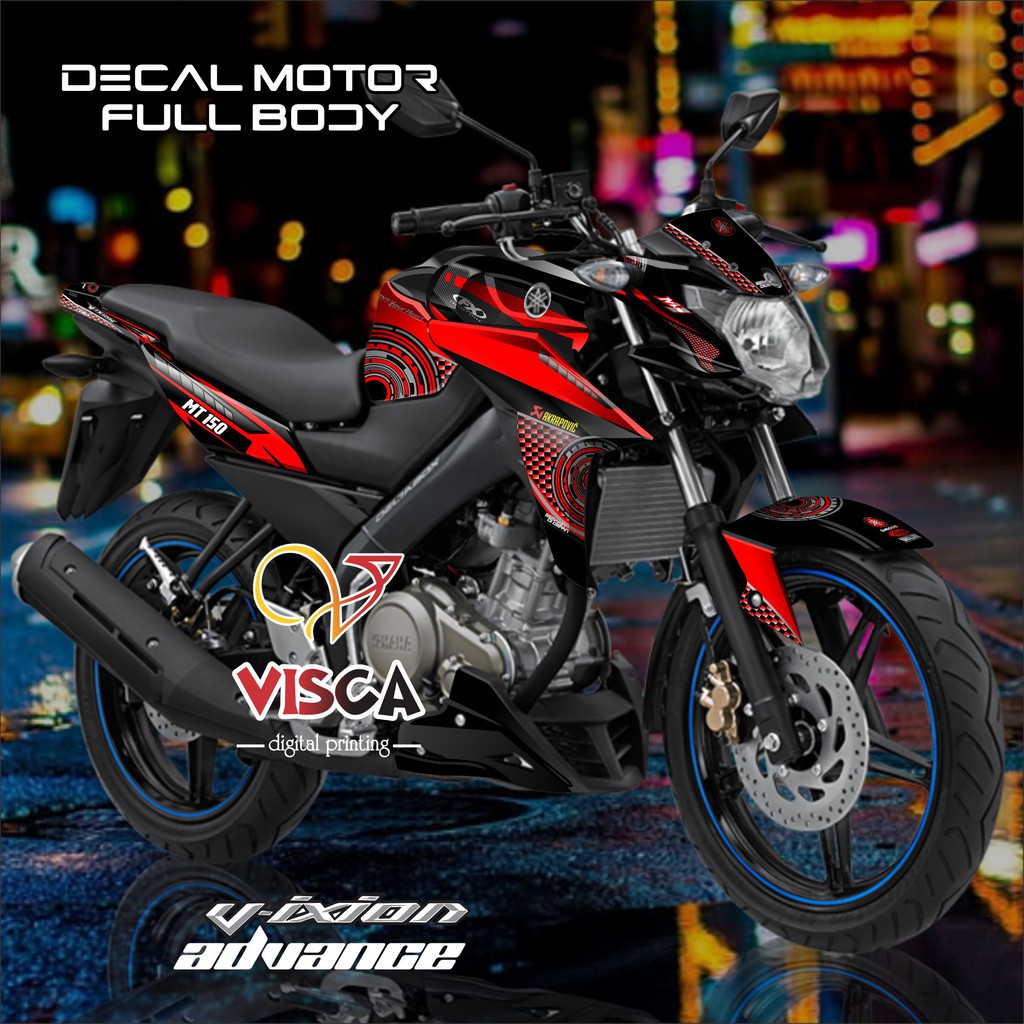 Decal Vixion ADVANCE Decal Vixion New Stiker Vixion NVA Stiker Vixion New Techno