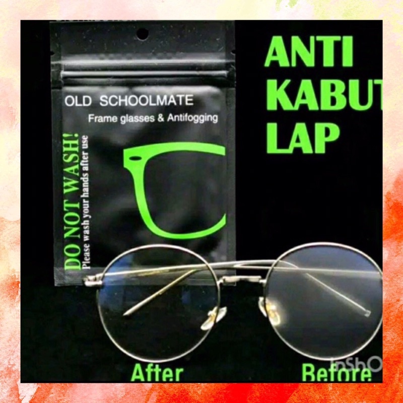 Lap Anti Embun Kacamata Anti Fog Kacamata Spion Helm Pemakaian Berkali Kali