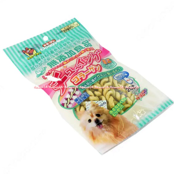 Doggyman 80gr Camilan Anjing Soft Rawhide Collagen Gum Mini Twist Snack Snak Kriuk Crispy Untuk Hewan Anjing Doggy Man Dogy Dogi