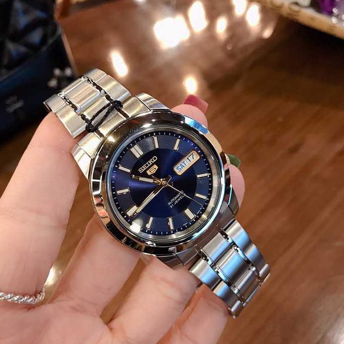 Jam Tangan Pria Seiko 5 Snkk11K1 Snkk11 Blue Dial Automatic Original Rr76Oyyq8F