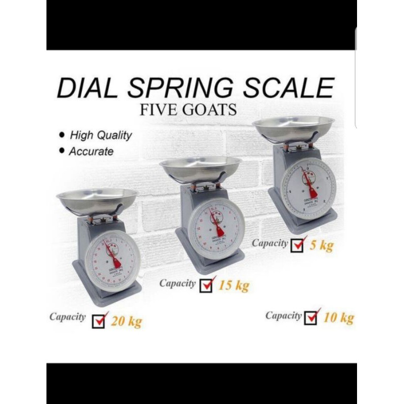 Timbangan duduk - kiloan - kilo duduk - 5 goats 5kg 10kg