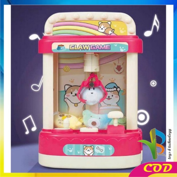 

RB-M280 Mainan Anak Mesin Capit Boneka Kucing / Maenan Anak Claw - PINK