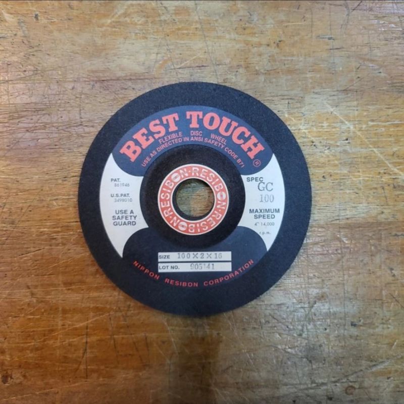 Nippon Resibon Polishing Wheel GC 100 / Batu Poles 100 x 2 (4x2) GC100