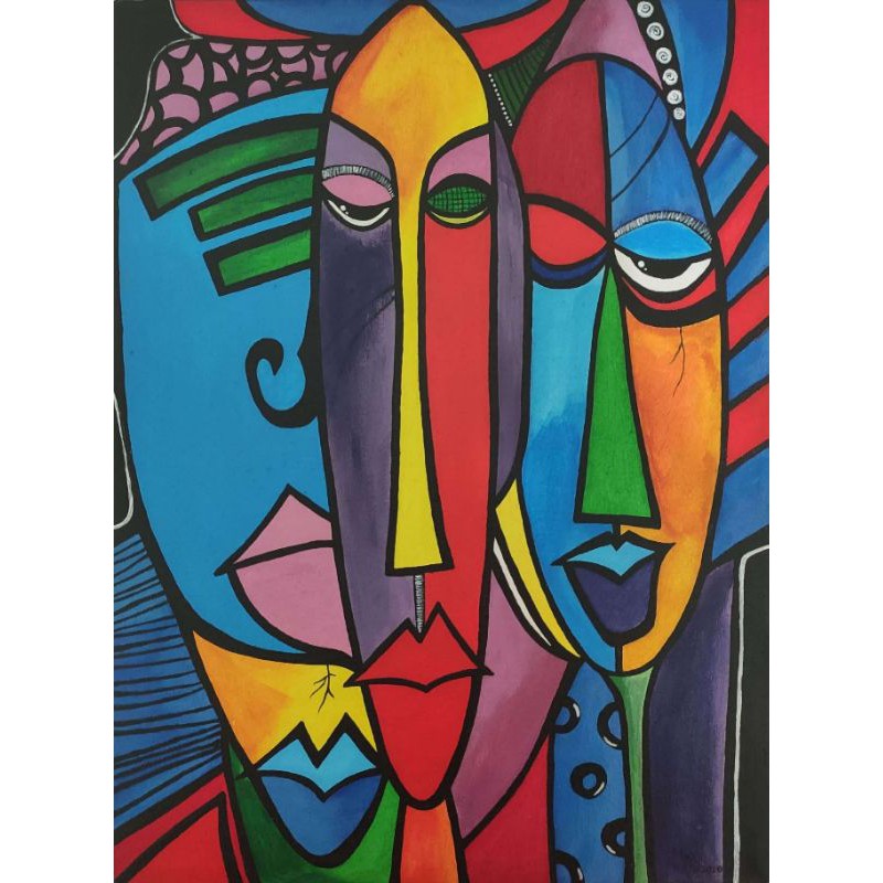 

Lukisan Kanvas Handmade – Tipe Abstrak (Ukuran A3)