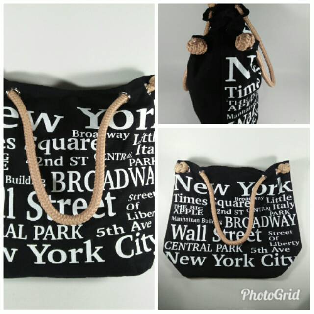 TAS_BDG - TOTEBAG UNIK KARAKTER NEW YORK