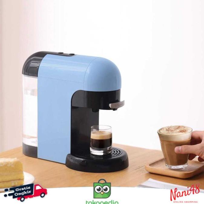 Mesin Kopi Otomatis Scishare Automatic Coffee Machine Blue.Bias