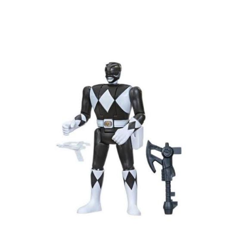 ori original hasbro power rangers retro morphin black zack hitam mighty morphin ranger robot action figure scale mainan anak cowok laki collection koleksi superhero hero hadiah kado ultah boy toy toys kids gift boys