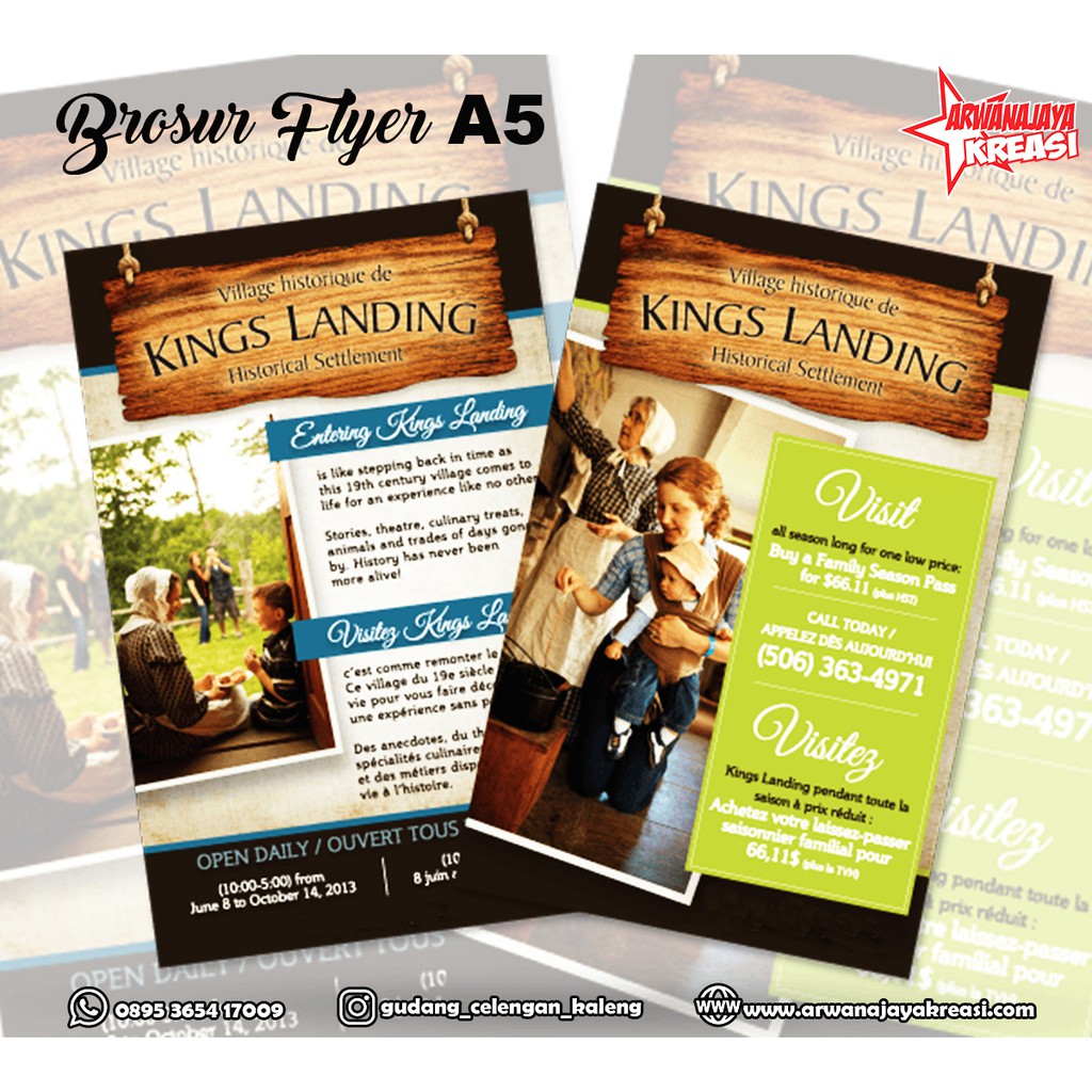 

Cetak Brosur / Print Brosur Flyer Ukuran A5 Isi 200 Lembar