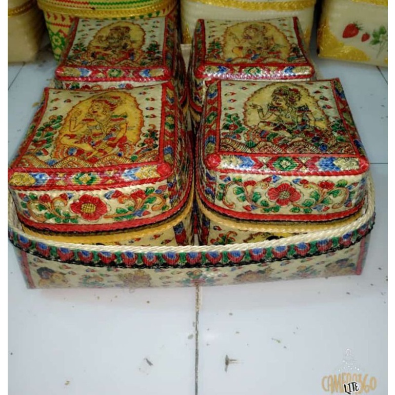 

set4 keben motif wayang
