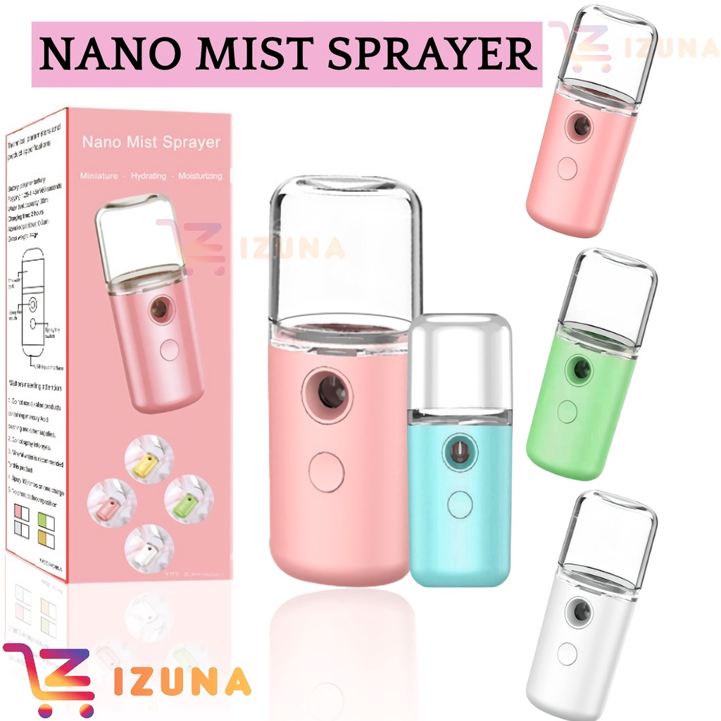 [IZUNA] NANO MIST SPRAYER PORTABLE / NANO SPRAY PELEMBAB WAJAH / NANO SPRAY PORTABLE USB / PELEMBAB WAJAH