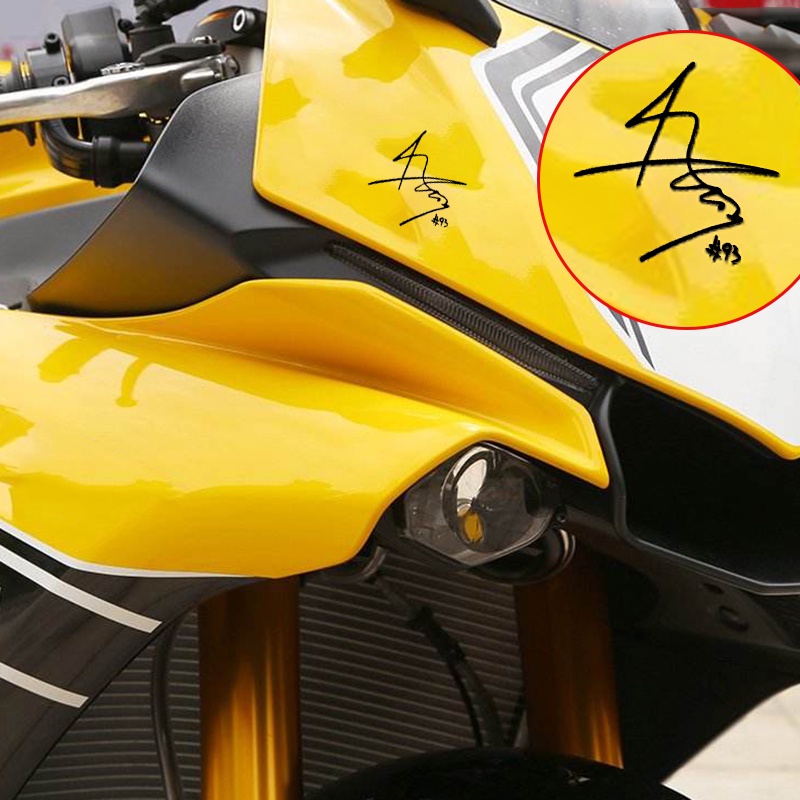 #Stiker Tanda Tangan Marquez 93 Untuk Tangki Bensin Motor Honda RC213V