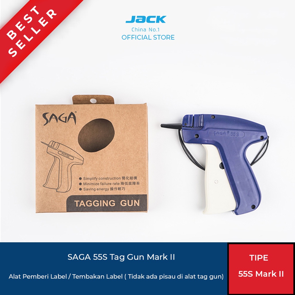 

Alat Tembakan Label Tag Gun Mark SAGA 55S Alat Pemberi Label