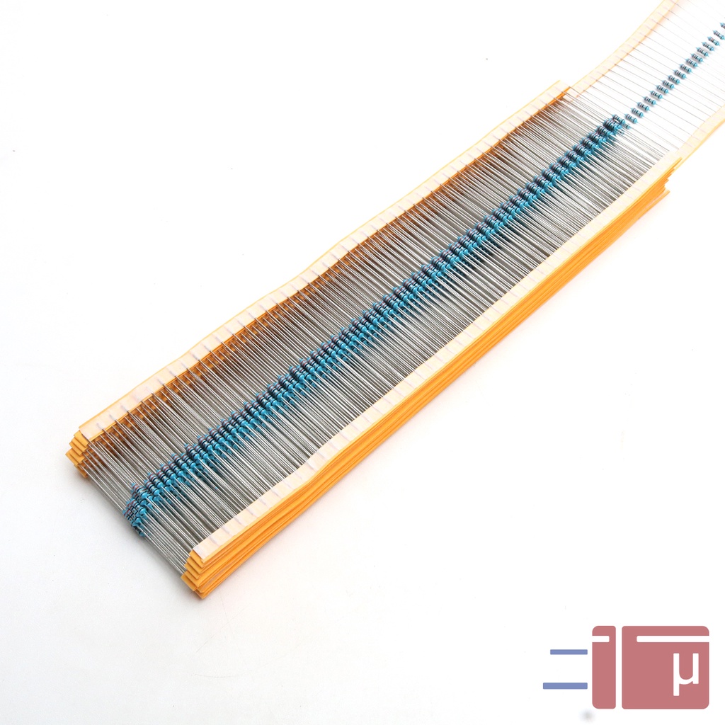 x10 Resistor 33R 33 Ohm 1/4W Metal Film 1% Taiwan Kaki Tembaga