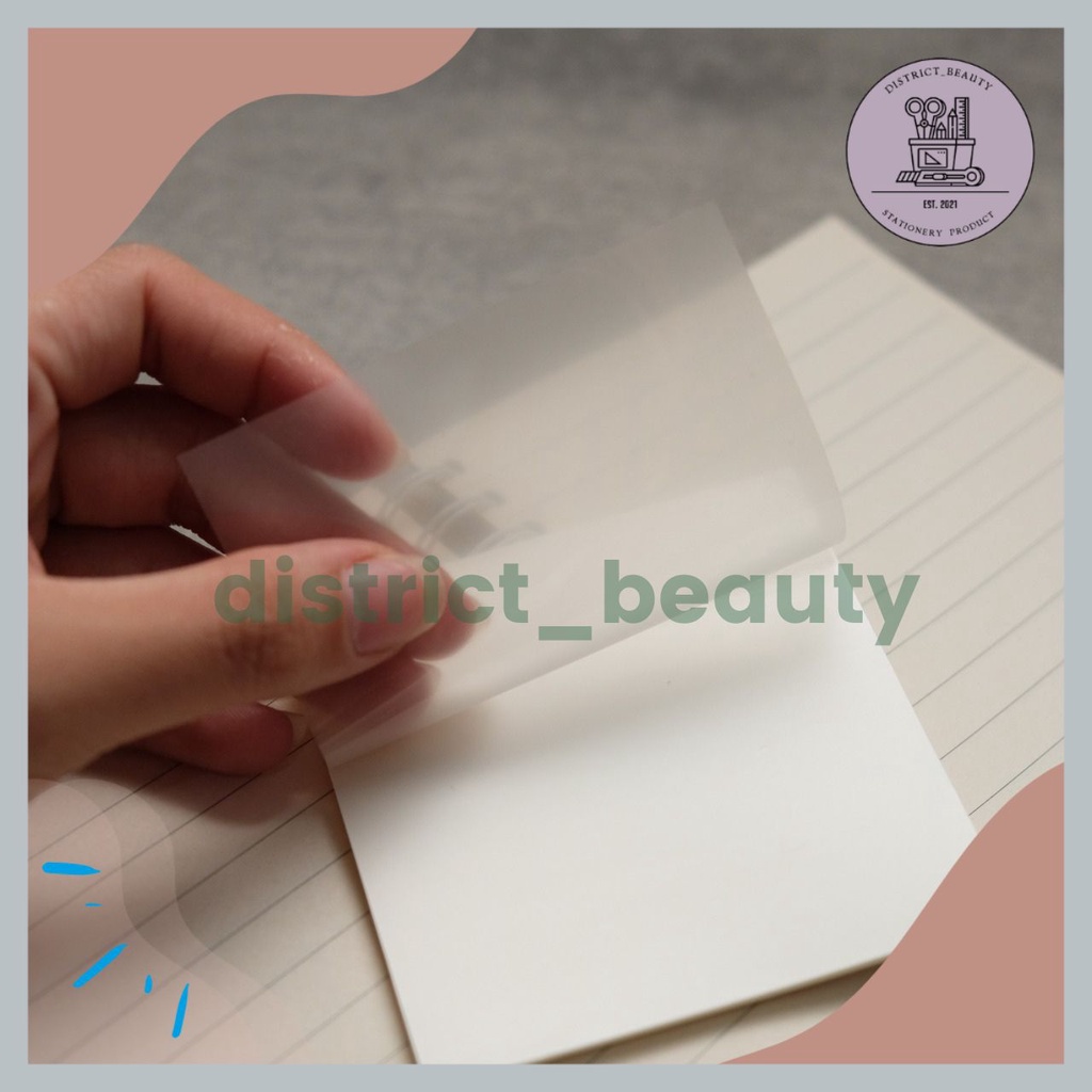 

STICKY NOTES TRANSPARAN STICKY NOTES BENING
