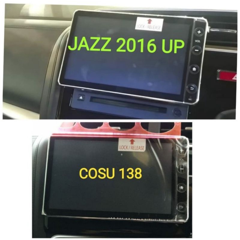 Head Unit 9H Nano Tempered Glass Pelindung Layar Interior Mobil Honda All New Jazz 2016 2017 2018 UP